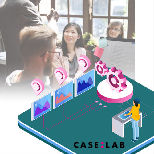 Schmuckbild zeigt, wie CASE:LAB Arbeitssituationen ins Klassenzimmer bringt