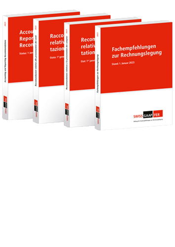 Buchcovers "Fachempfehlungen 2023" von Swiss GAAP FER