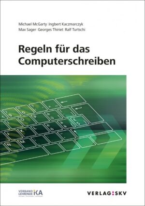 Buchcover vom Lehrbuch "Regeln für das Computerschreiben"