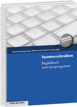 Abbildung des Begleitbuchs zum Lernprogramm Tastaturschreiben
